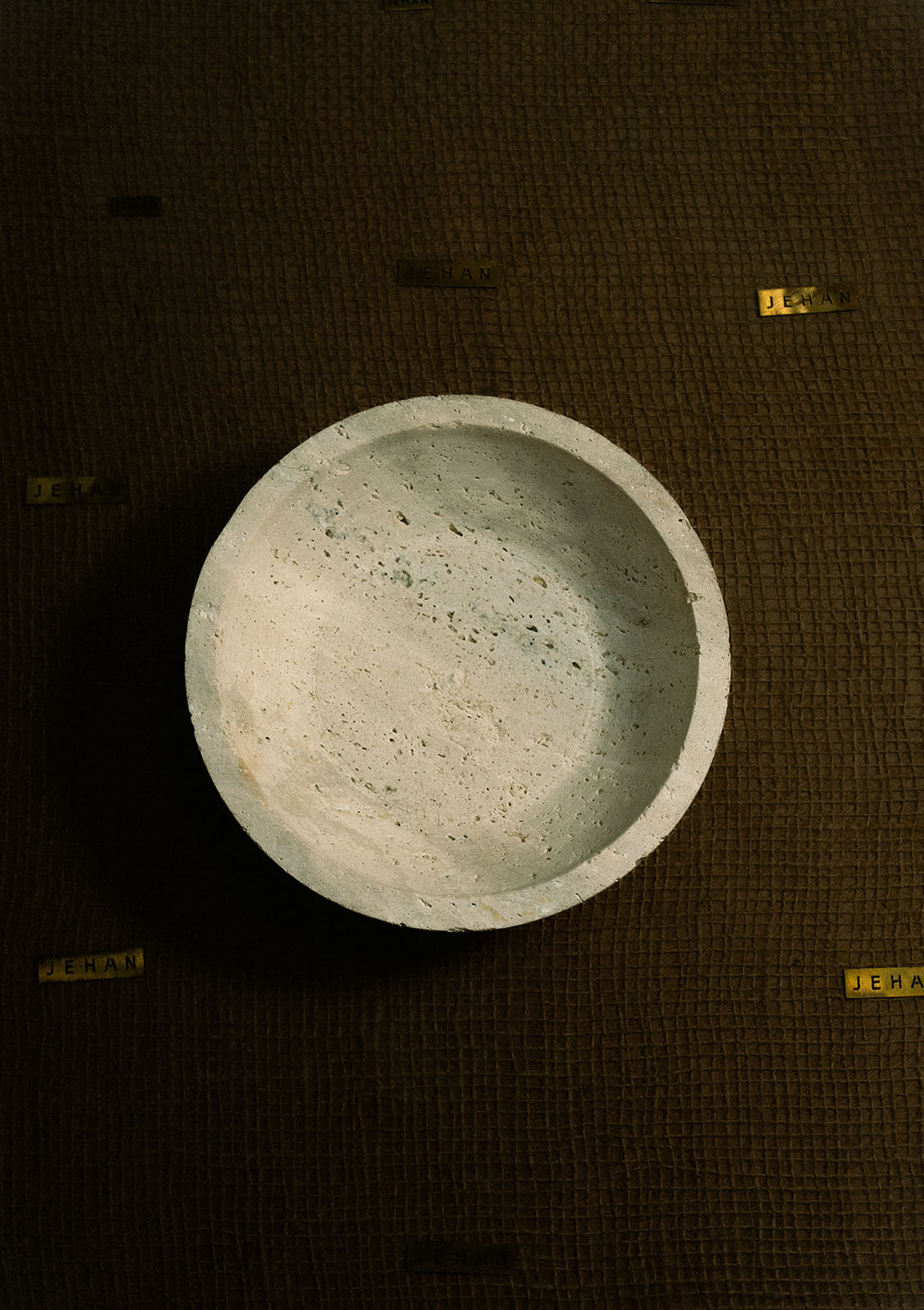 Travertine Bowl