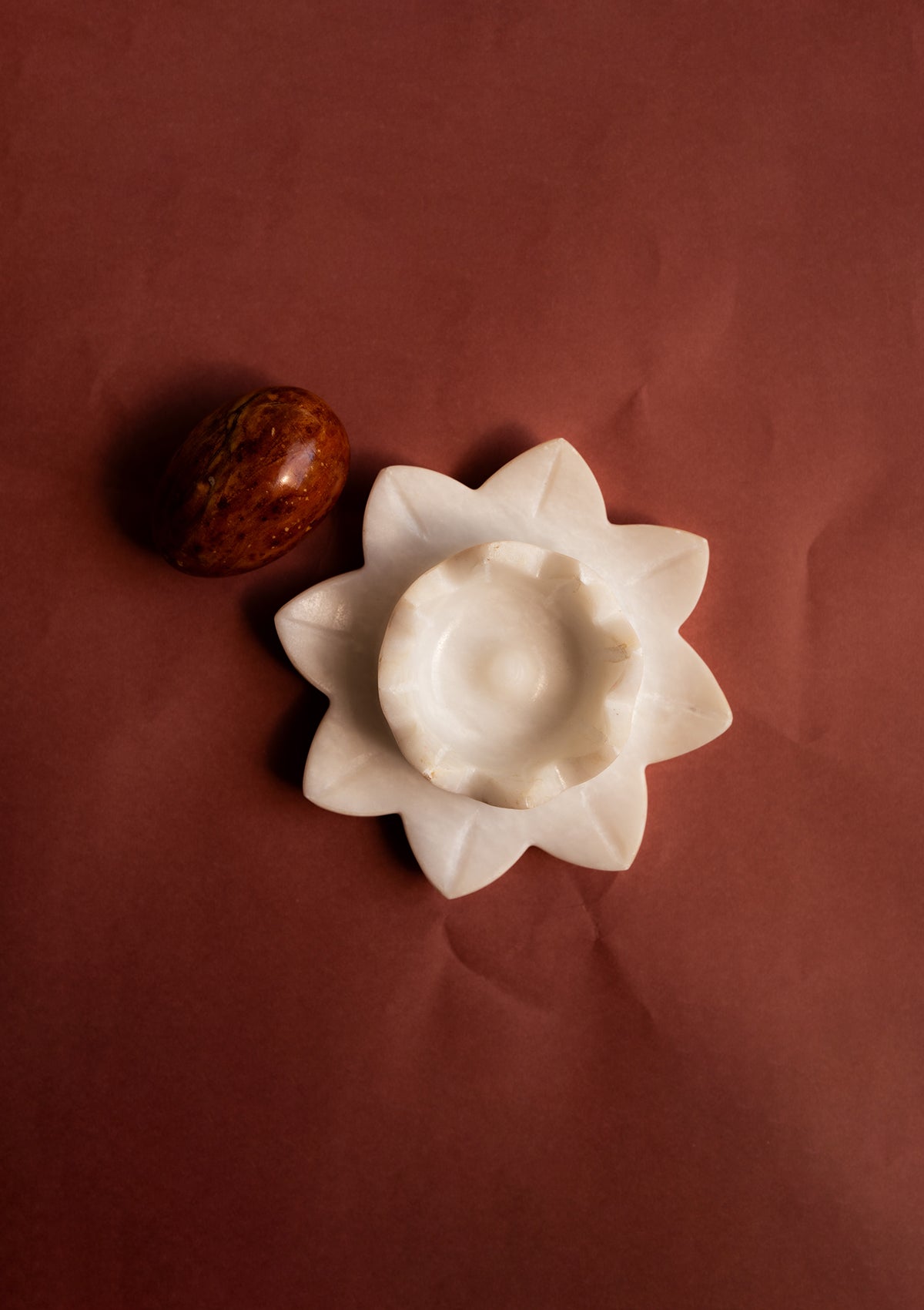 Marble Lotus Dish