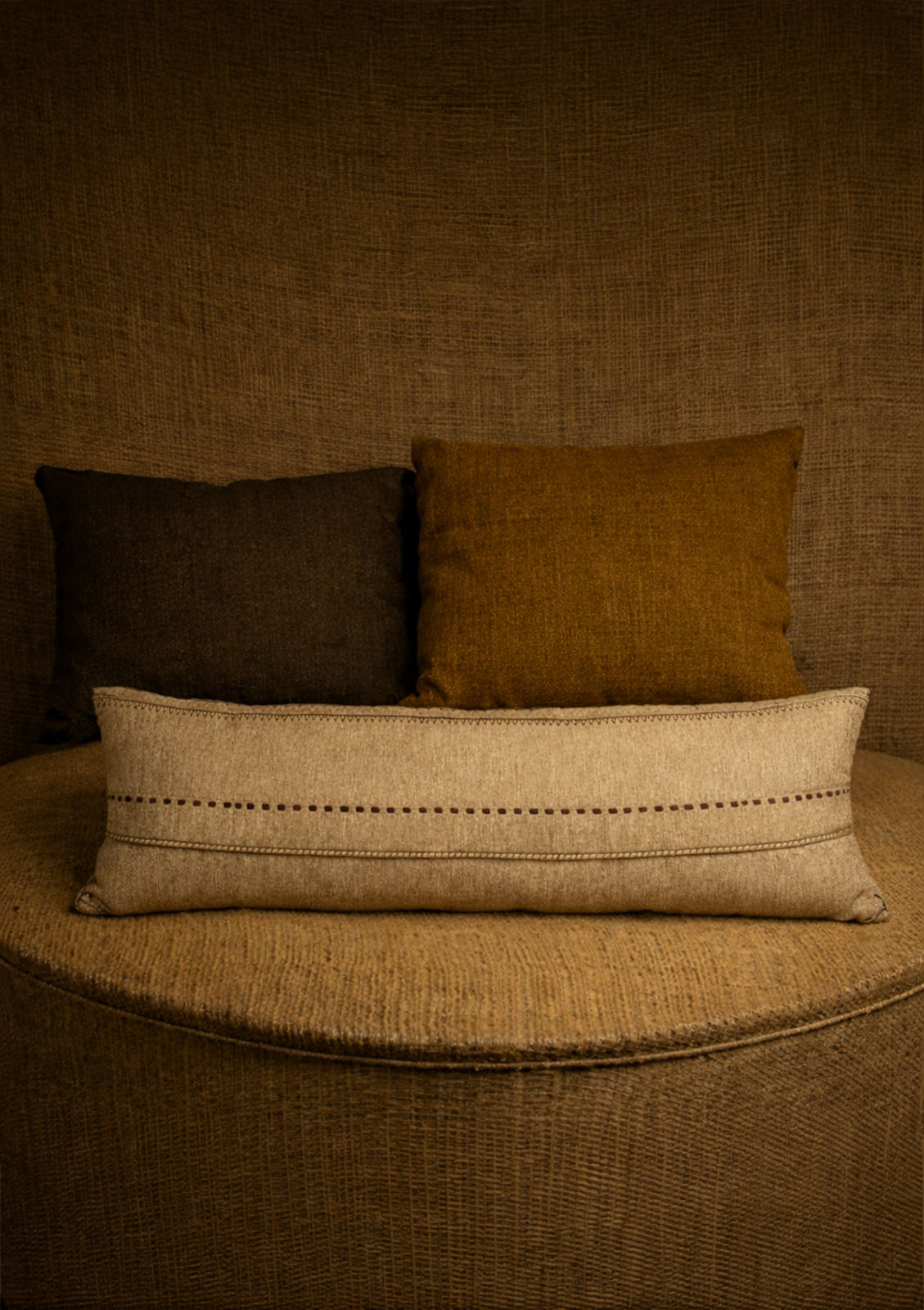 Jute Cushion Set (Set of 3)